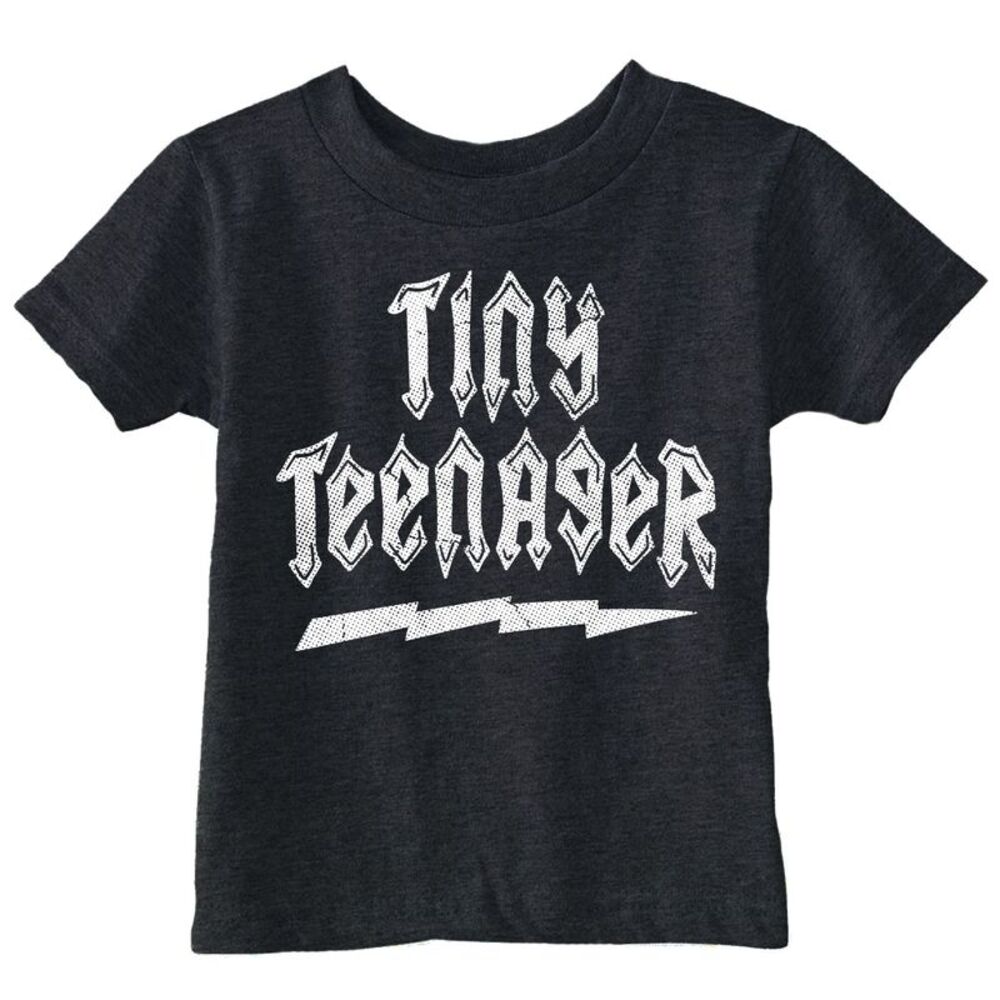 Toddler Funny T Shirts Tiny Teenage Sarcastic Tee For Young Kids